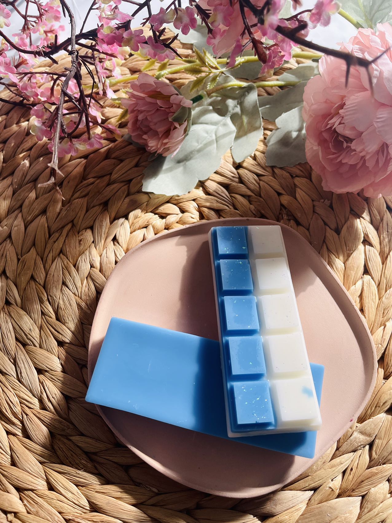 Wax Melts| Brilliant White Magnolia|Αρωματική μπάρα κεριού από κερί σόγιας----Bliss Crafts