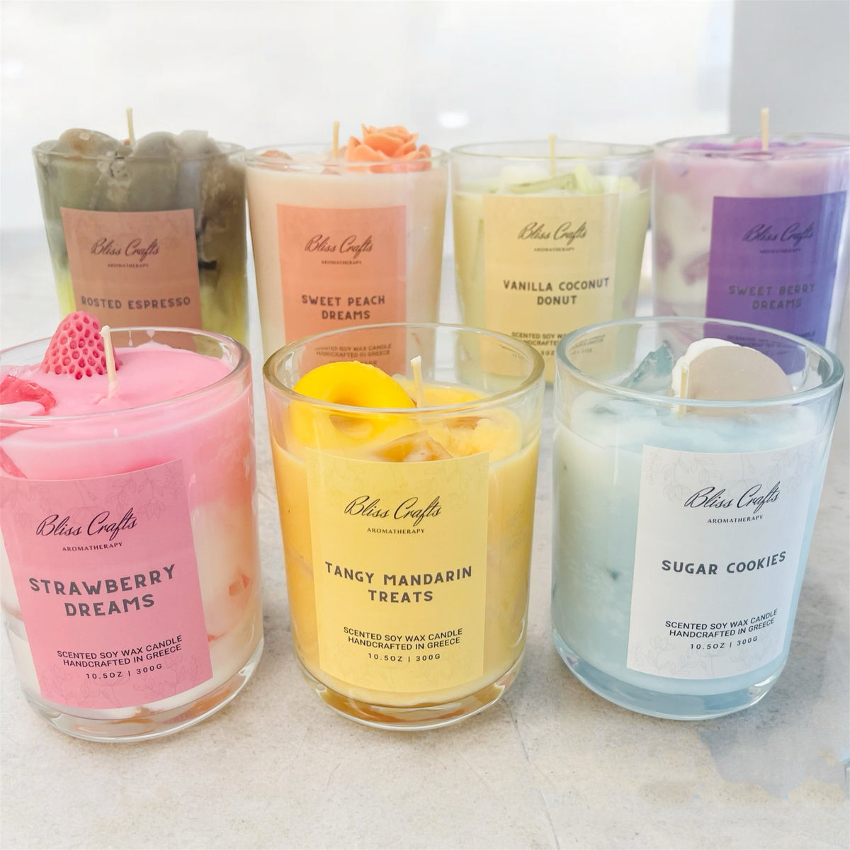 Dessert Candle With Ice cubes --Sweet Berry Dreams