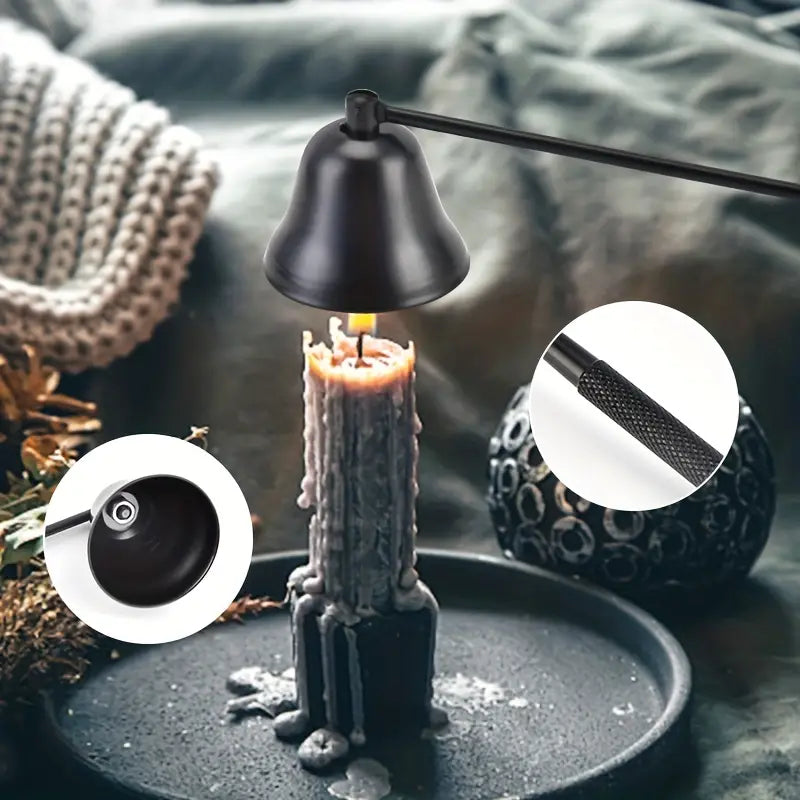 Candle Accessory Set with Storage Tray| Candle Snuffer, Wick Dipper, and Extinguisher