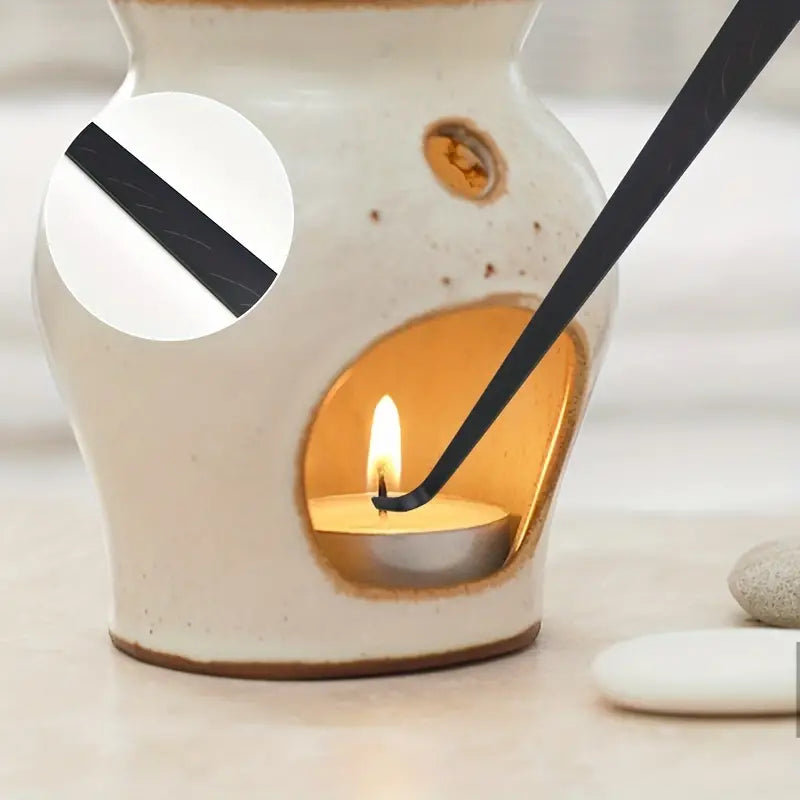 Candle Accessory Set with Storage Tray| Candle Snuffer, Wick Dipper, and Extinguisher