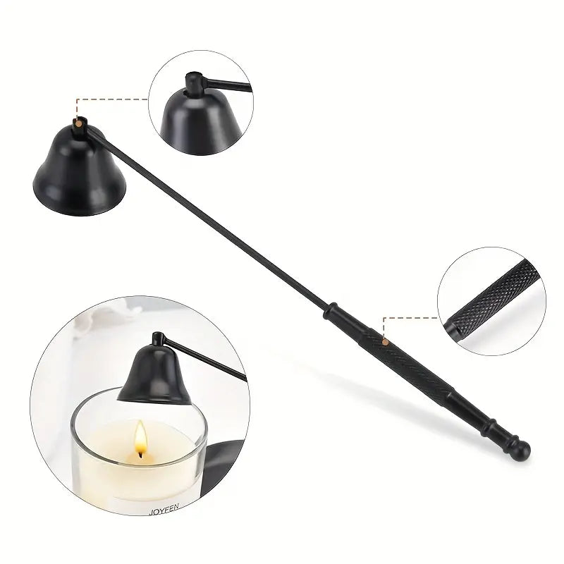 Candle Accessory Set with Storage Tray| Candle Snuffer, Wick Dipper, and Extinguisher