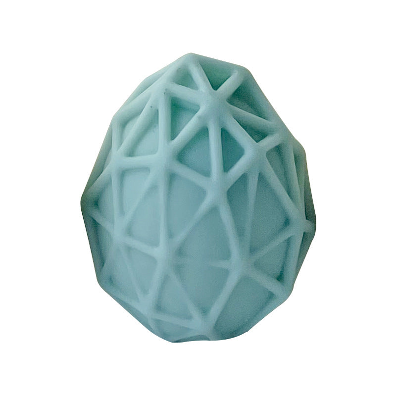 Easter Egg with Abstract Design Decoration Candle