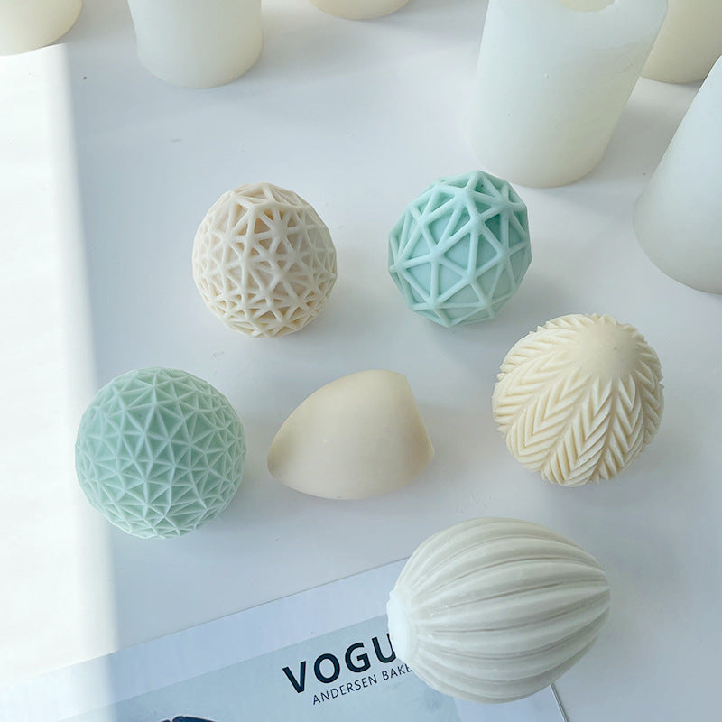 Easter Egg with Abstract Design Decoration Candle