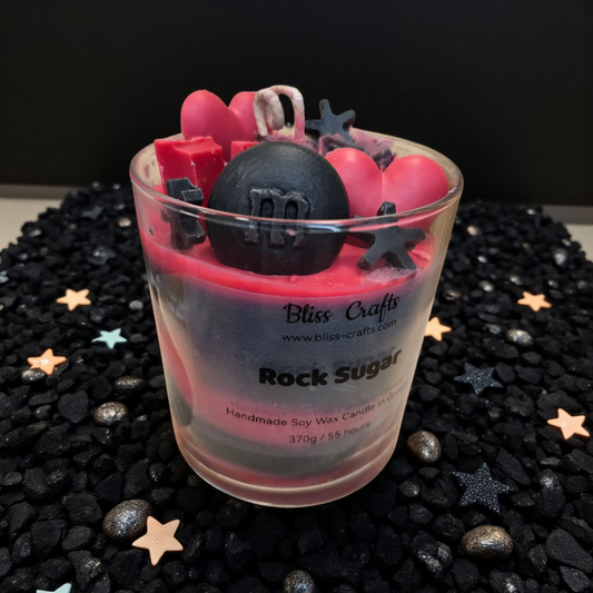 Κερί Σαντιγί Rock Sugar---Bliss Crafts Soy wax Dessert Candle