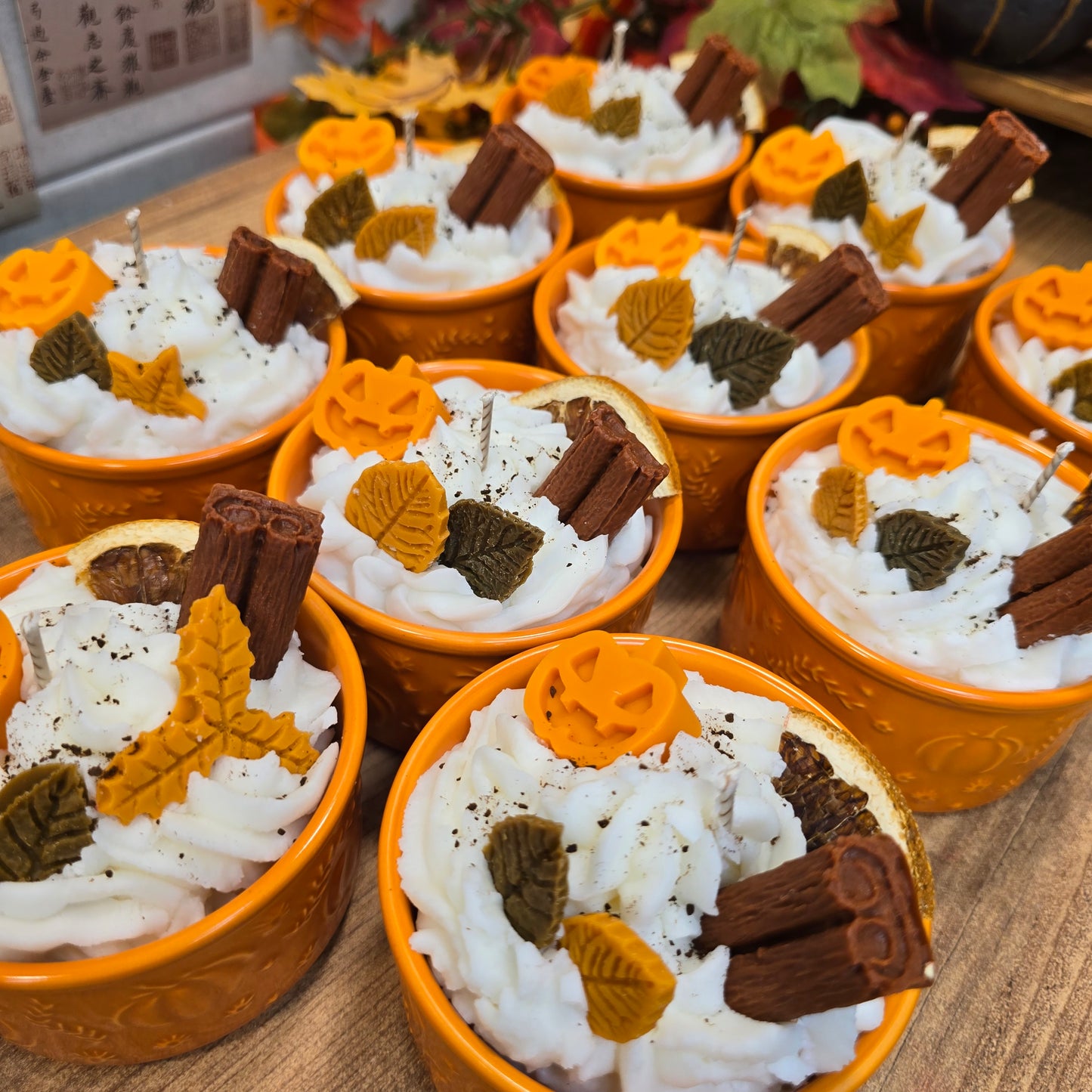 Κερί σόγιας Pumpkin Latte ---Bliss Crafts Soy wax Candle