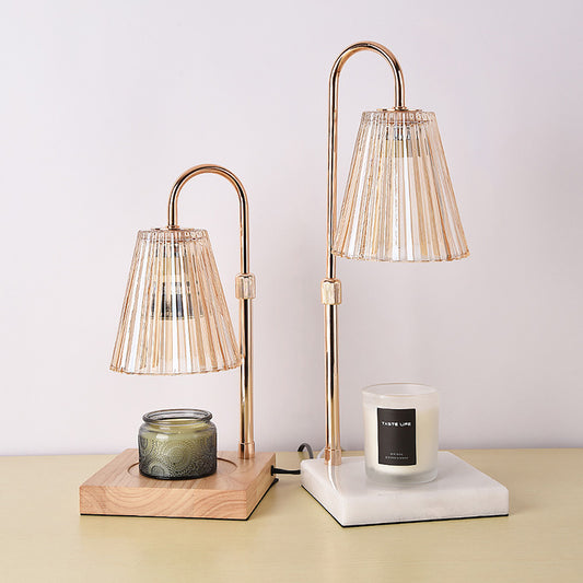 ΟΙΚΟΛΟΓΙΚΗ & ΑΣΦΑΛΗΣ ΛΑΜΠΑ ΘΕΡΜΑΝΣΗΣ ΚΕΡΙΩΝ- Μαρμάρινη βάση