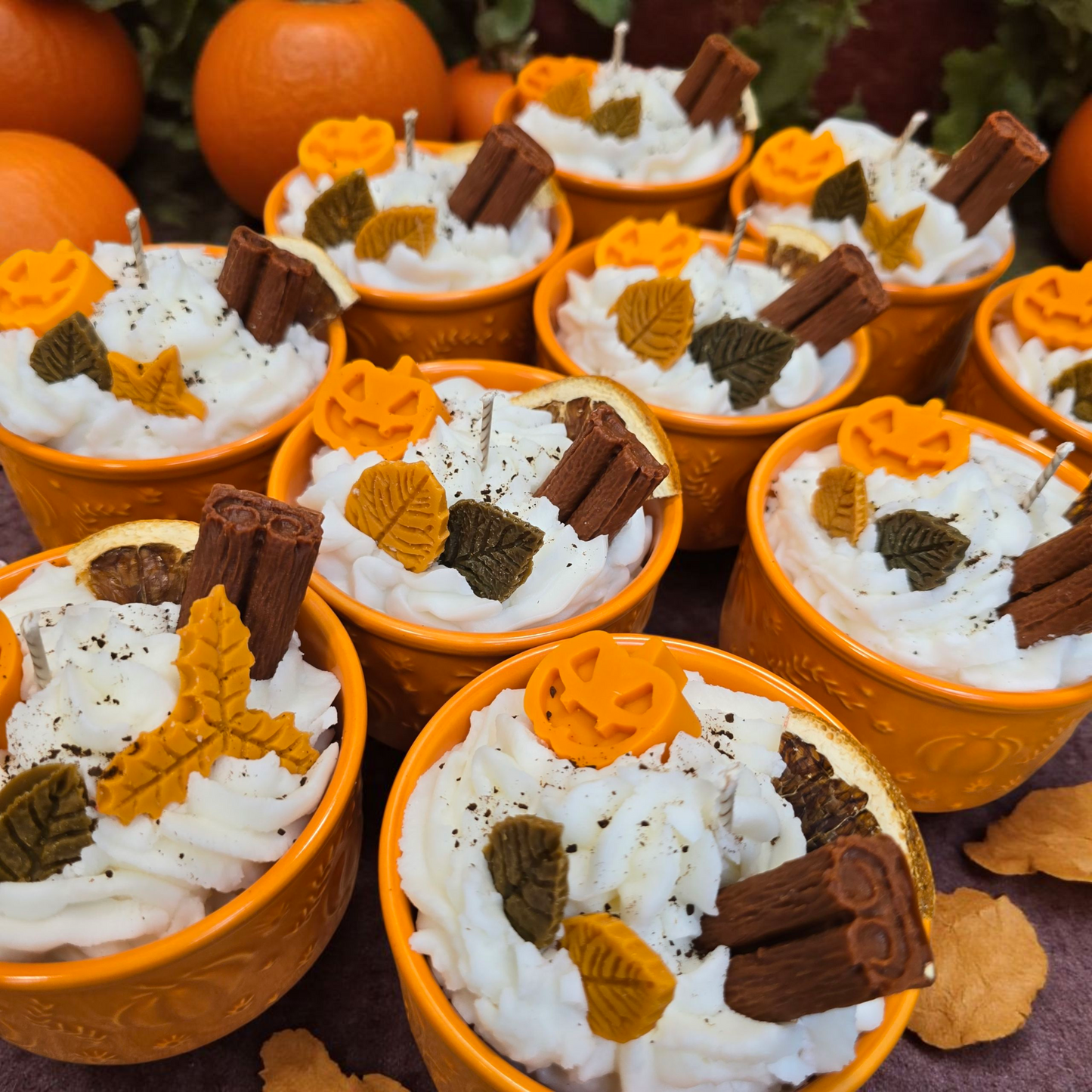 Κερί σόγιας Pumpkin Latte ---Bliss Crafts Soy wax Candle