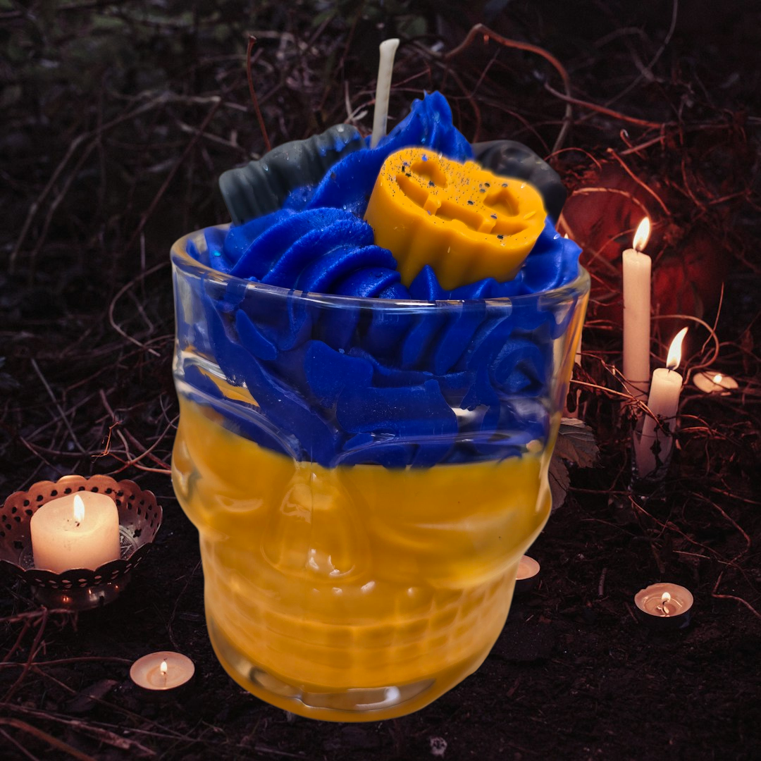 🎃 Halloween Spirit – Bliss Crafts Σόγιας Κερί Καραμέλα Latte (350g)