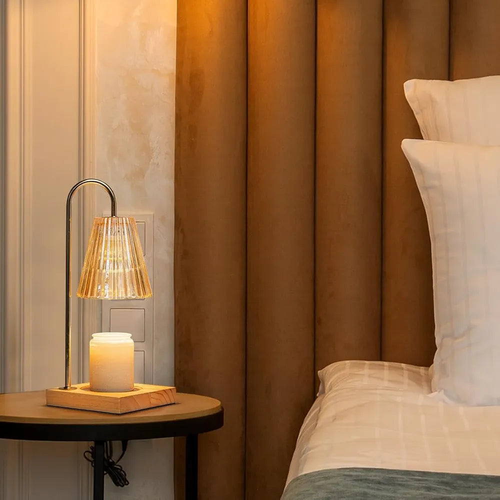 ΟΙΚΟΛΟΓΙΚΗ & ΑΣΦΑΛΗΣ ΛΑΜΠΑ ΘΕΡΜΑΝΣΗΣ ΚΕΡΙΩΝ- Μαρμάρινη βάση