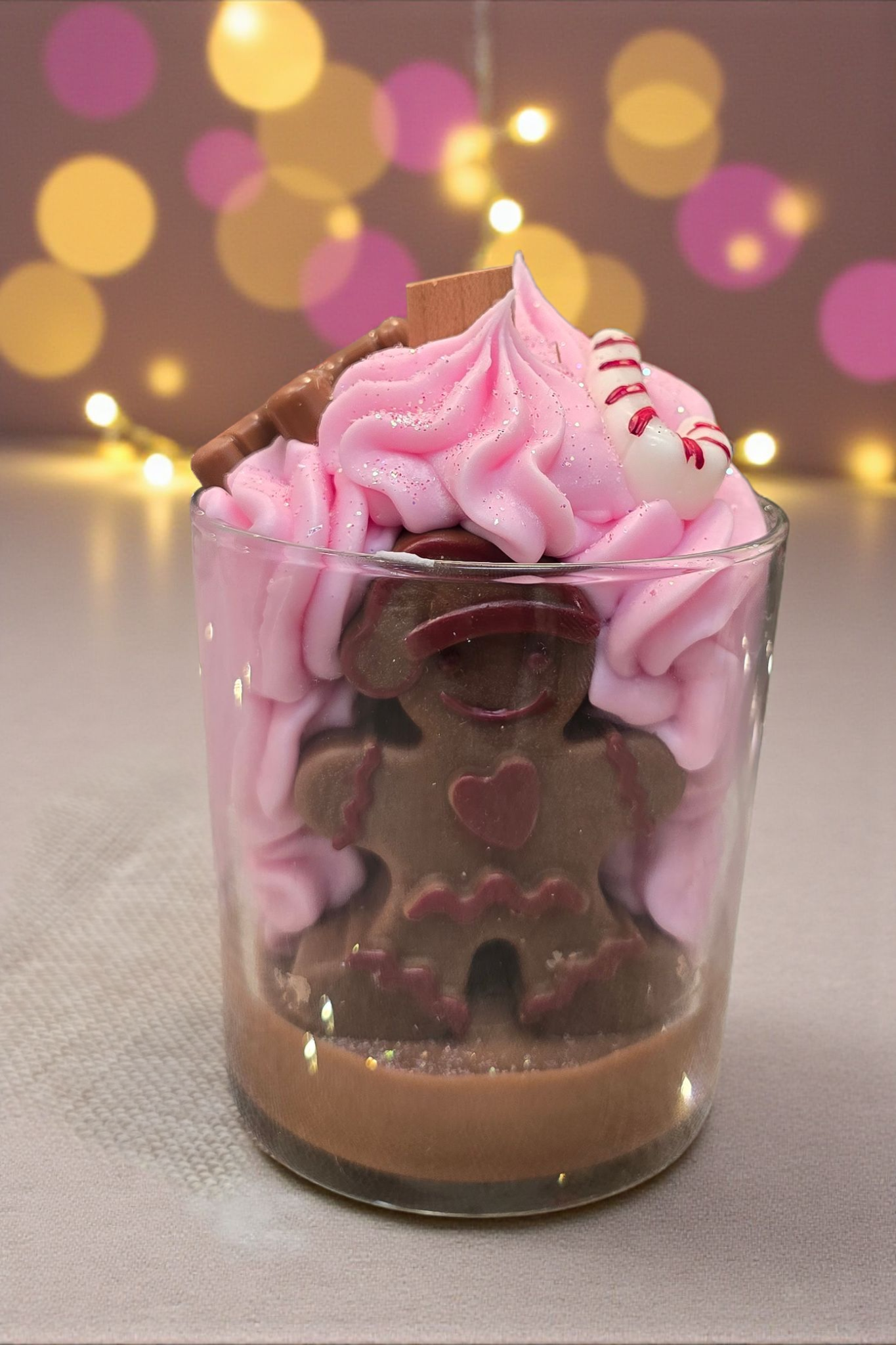 Κερί Σόγιας Χριστουγεννιάτικο Gingerbread – Άρωμα GingerBread Cookie