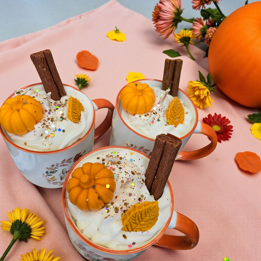 🍂 Hello Fall –Bliss Crafts  Σόγιας Κερί Καραμέλα Latte (500g)