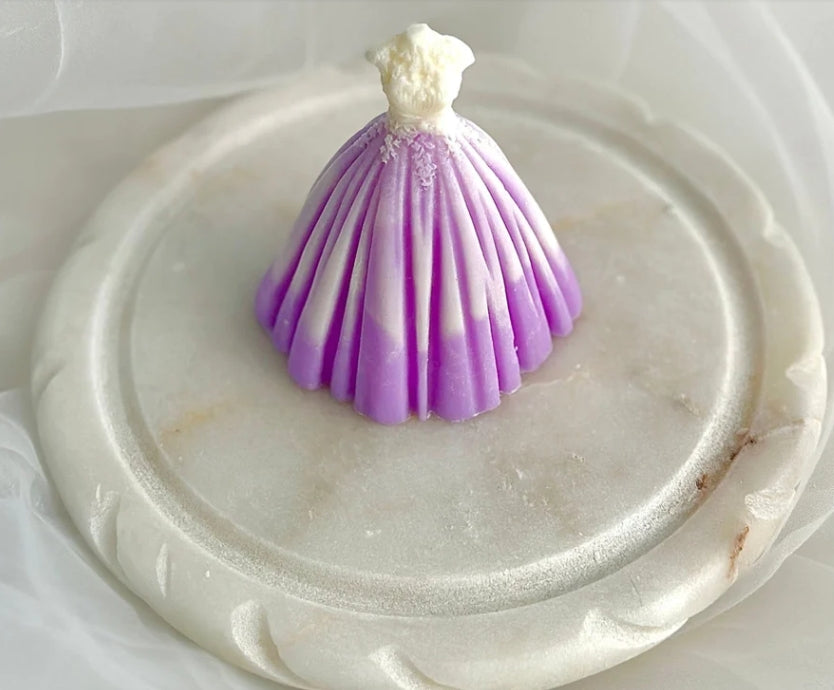 Wedding Dress Candle