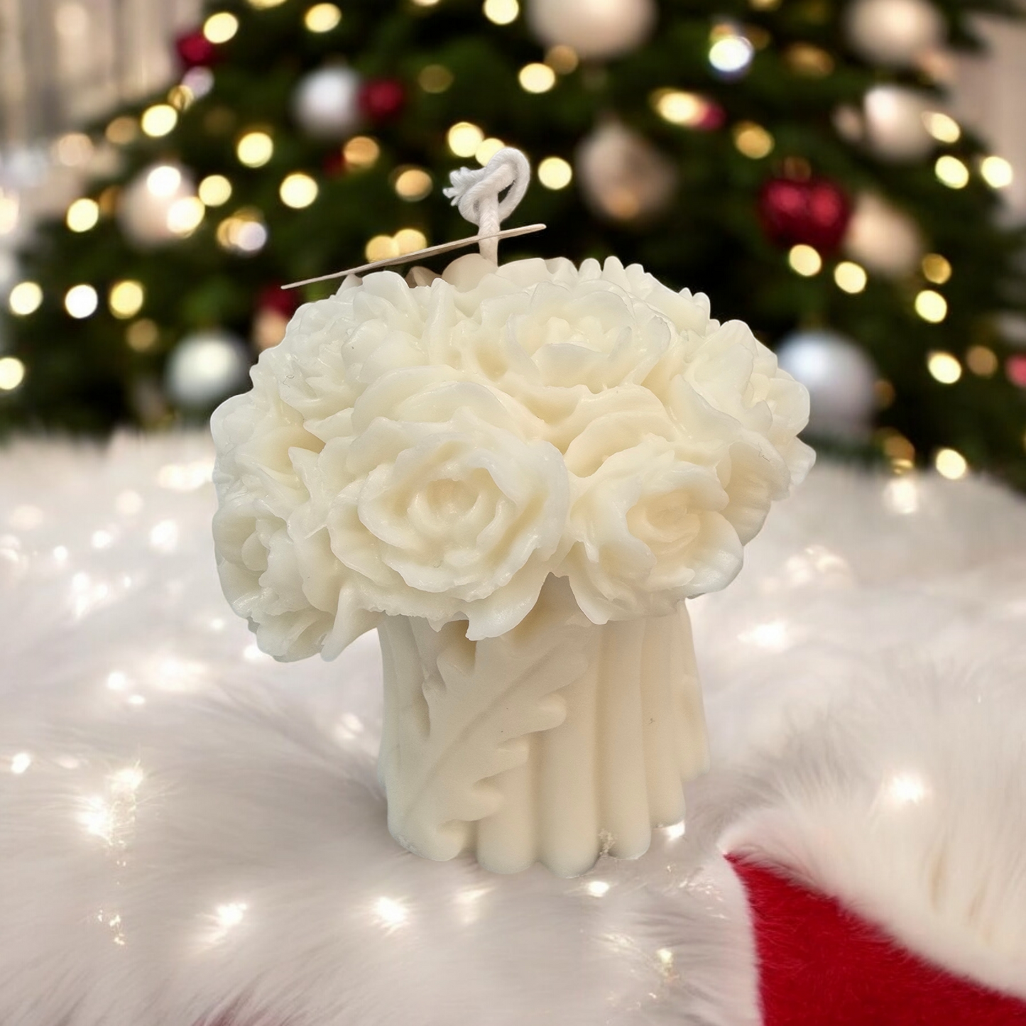 Christmas Bouquet Candle