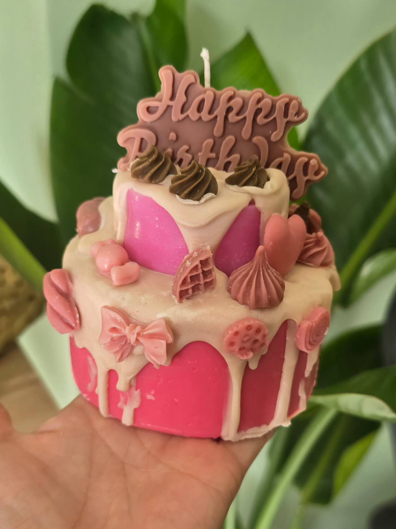 Cake Candle---Κερί Δύο-Στρωμάτων Κέικ-Bliss Crafts