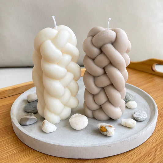 Knot Pillar Candles