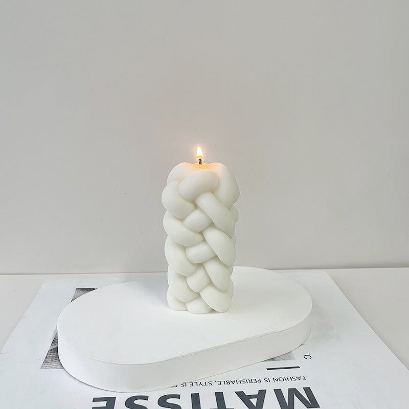 Knot Pillar Candles