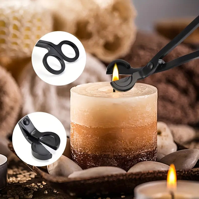 3 in 1 Candle Accessory Set Wick Flame Tray Candle Wick Dipper