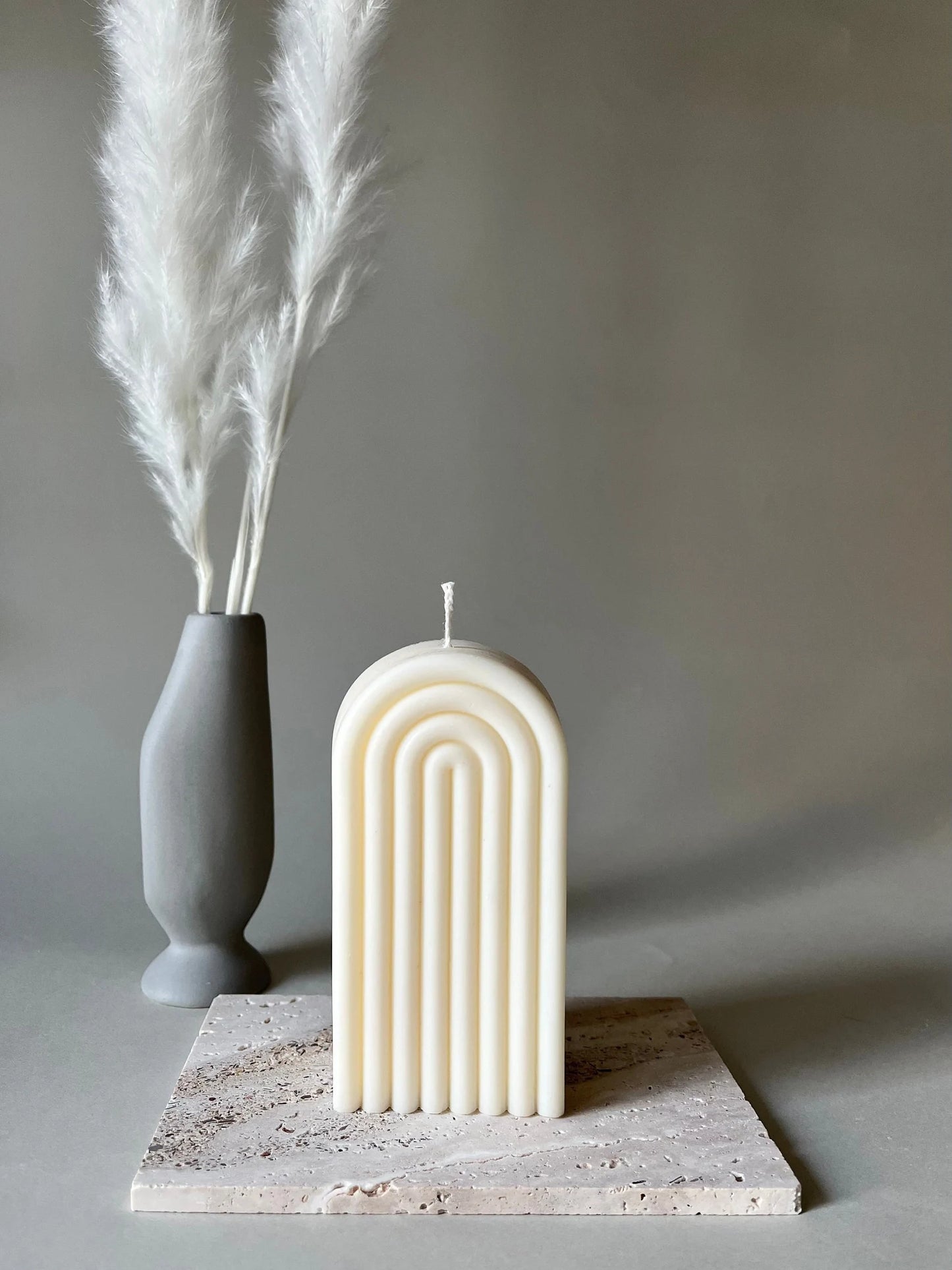 Arch soy wax decorative candle | Sculpture Home decor candle