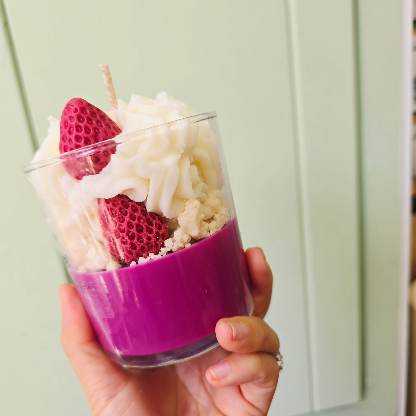 Κερί Σόγιας Lila Pause --Bliss Crafts Soy wax Dessert Candle