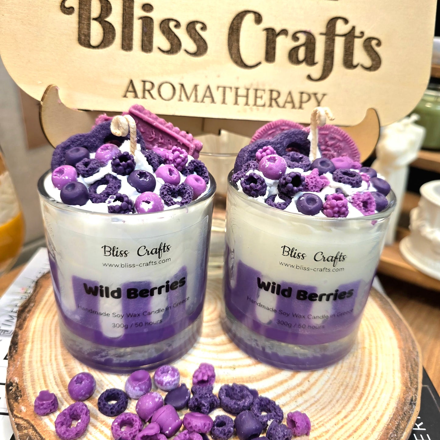 Wild Berries Soy wax Candle