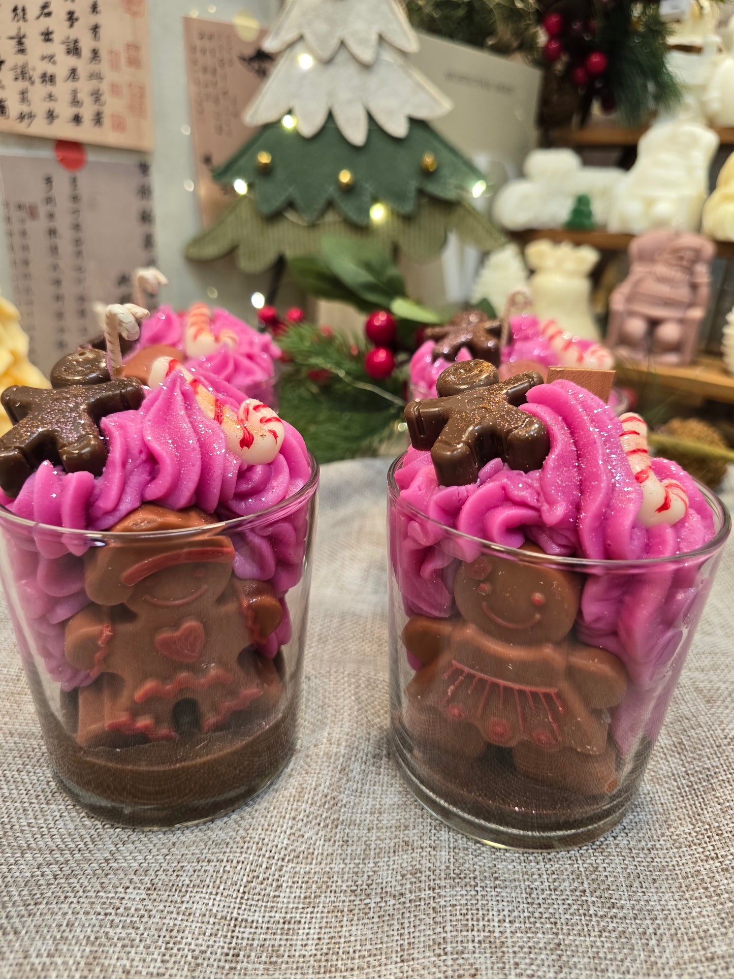 Κερί Σόγιας Χριστουγεννιάτικο Gingerbread – Άρωμα GingerBread Cookie