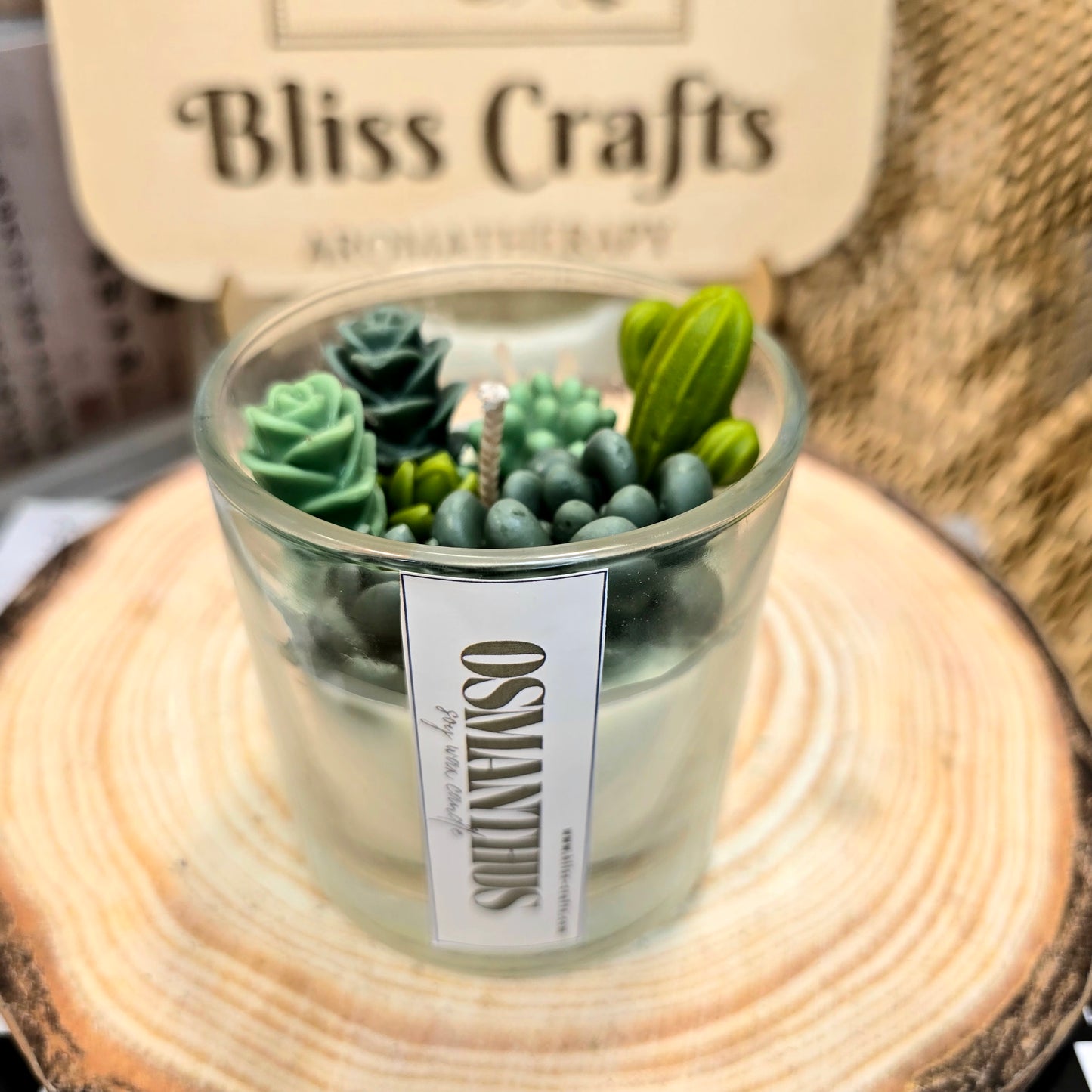 Κερί σόγιας Osmanthus ---Bliss Crafts Soy wax Candle