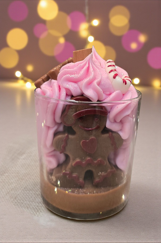 Κερί Σόγιας Χριστουγεννιάτικο Gingerbread – Άρωμα GingerBread Cookie