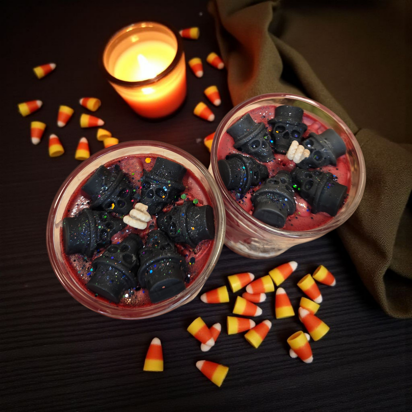 Κερί σόγιας "Halloween  Dark Love  ---Bliss Crafts Soy wax Candle
